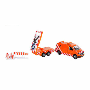 510365 Kids Globe volkswagen-transporter-met-bebakeningsaanhanger