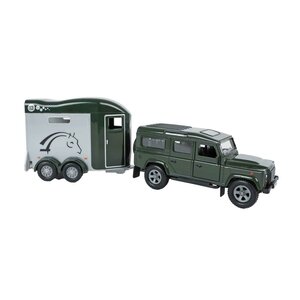 Kids Globe 520460 land rover met trailer