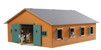 Kids Globe 610595 Paardenstal met 7 boxen (schaal 1:24)