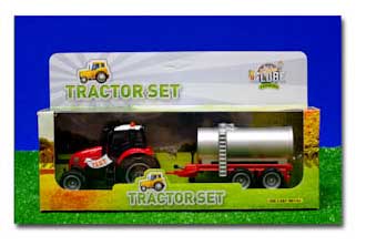 Kids Globe 510653 Tractor met giertank (schaal 1:50)