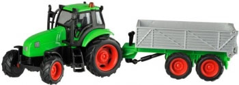 Kids Globe 510653 Tractor met kiepkar (schaal 1:50)