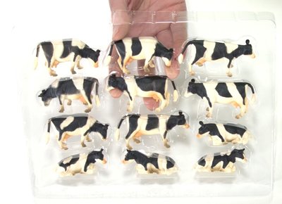 12 miniatuur koeien