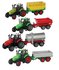 Kids Globe 510653 tractor met rode kipper (schaal 1:50)_