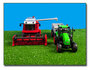 Kids globe combine met tractor